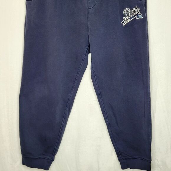 Boss Hugo Boss x Russell Blue Sweatpants Relaxed Fit Size Large - Picture 3 of 11